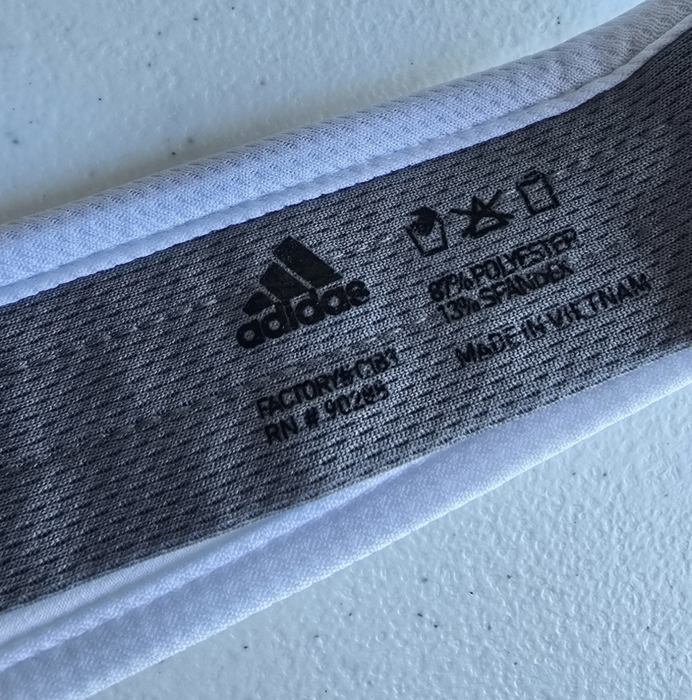 Adidas White Visor Hat - Picture 4 of 9